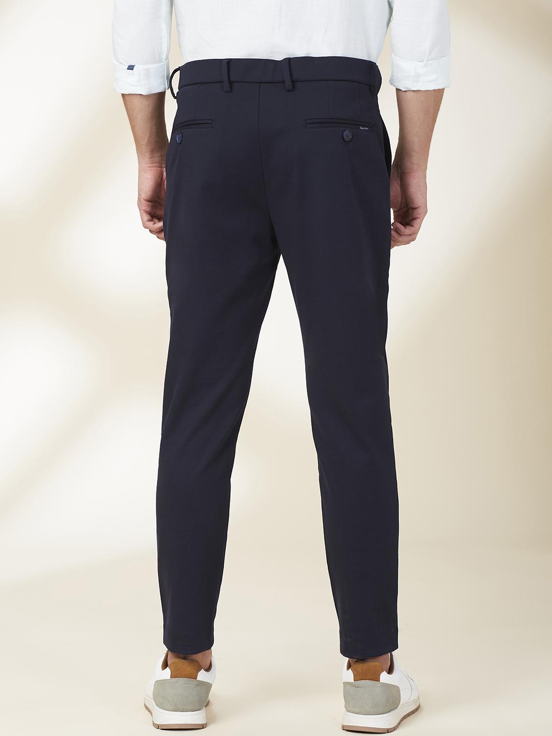 Navy Cropped Fit Chino For Men By Being Human Clothing