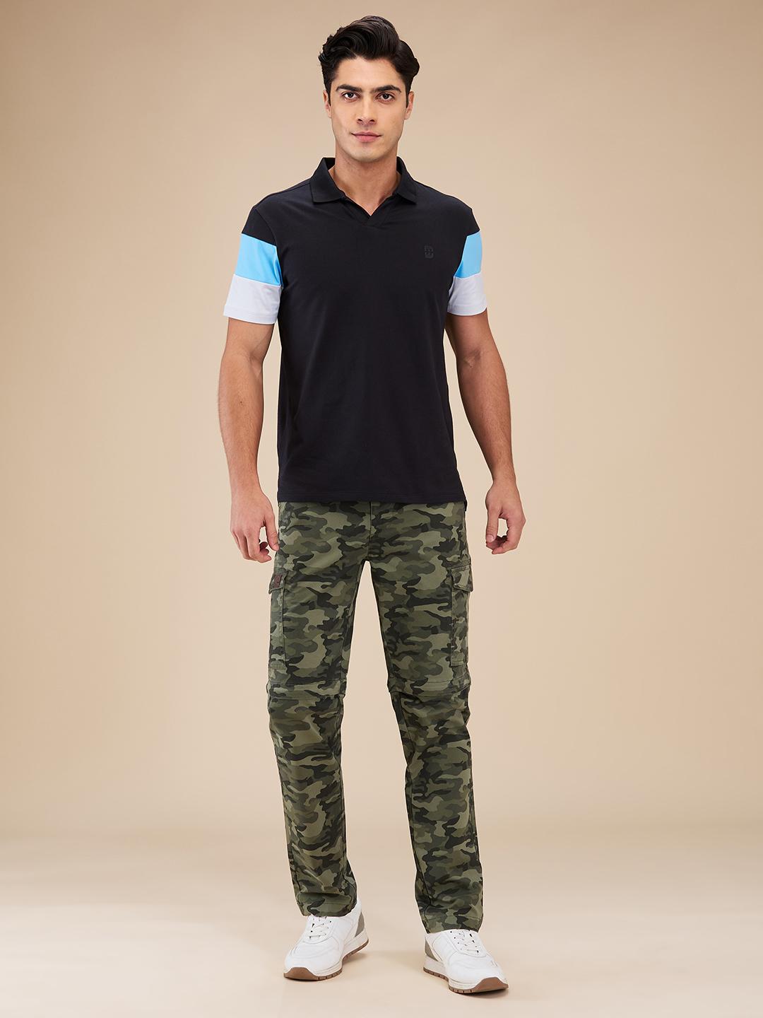 Olive Easy Fit Cargo For Men By Being Human Clothing