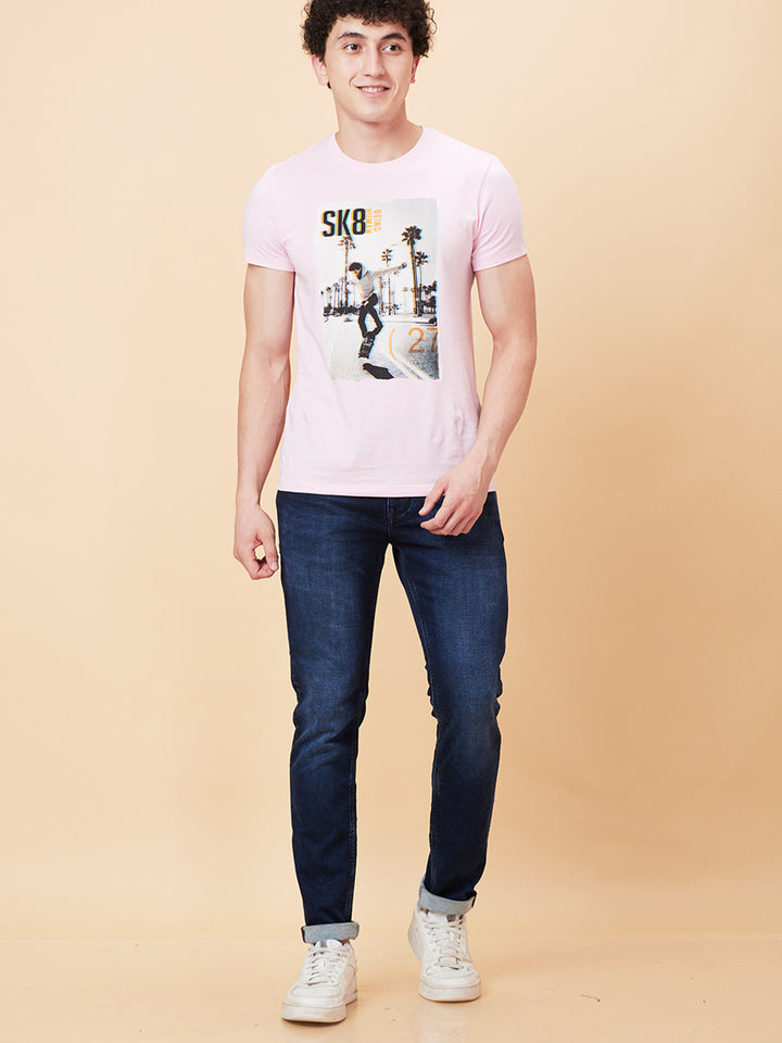 Dark Blue Skinny Fit Denims For Men By Being Human Clothing