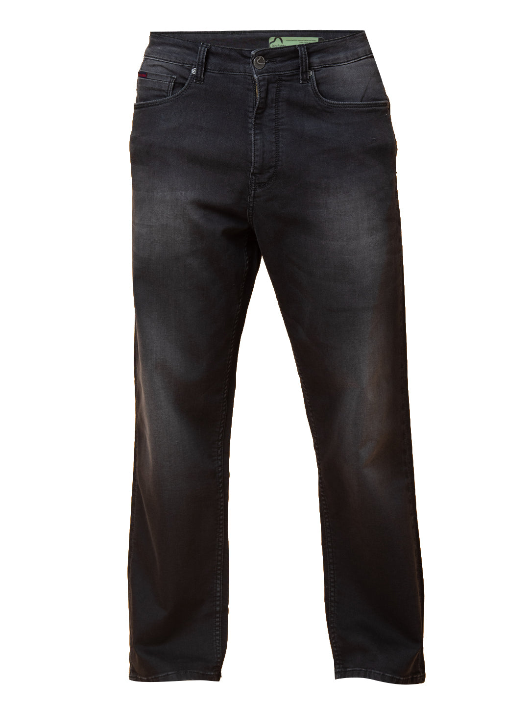 Black Anti Fit Denims For Men By Being Human Clothing