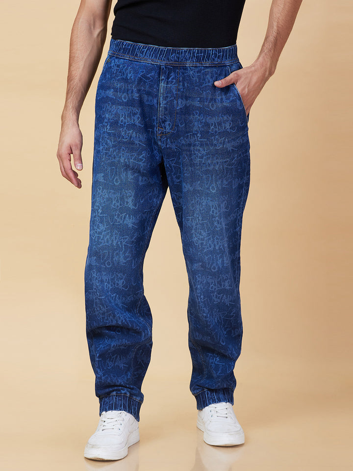 Blue Radon-Anti Fit Denims for Men by Being Human Clothing