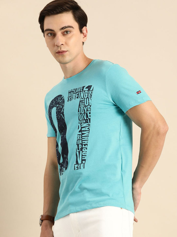 Regular Fit Men's Short Sleeves T-Shirt by Being Human Clothing