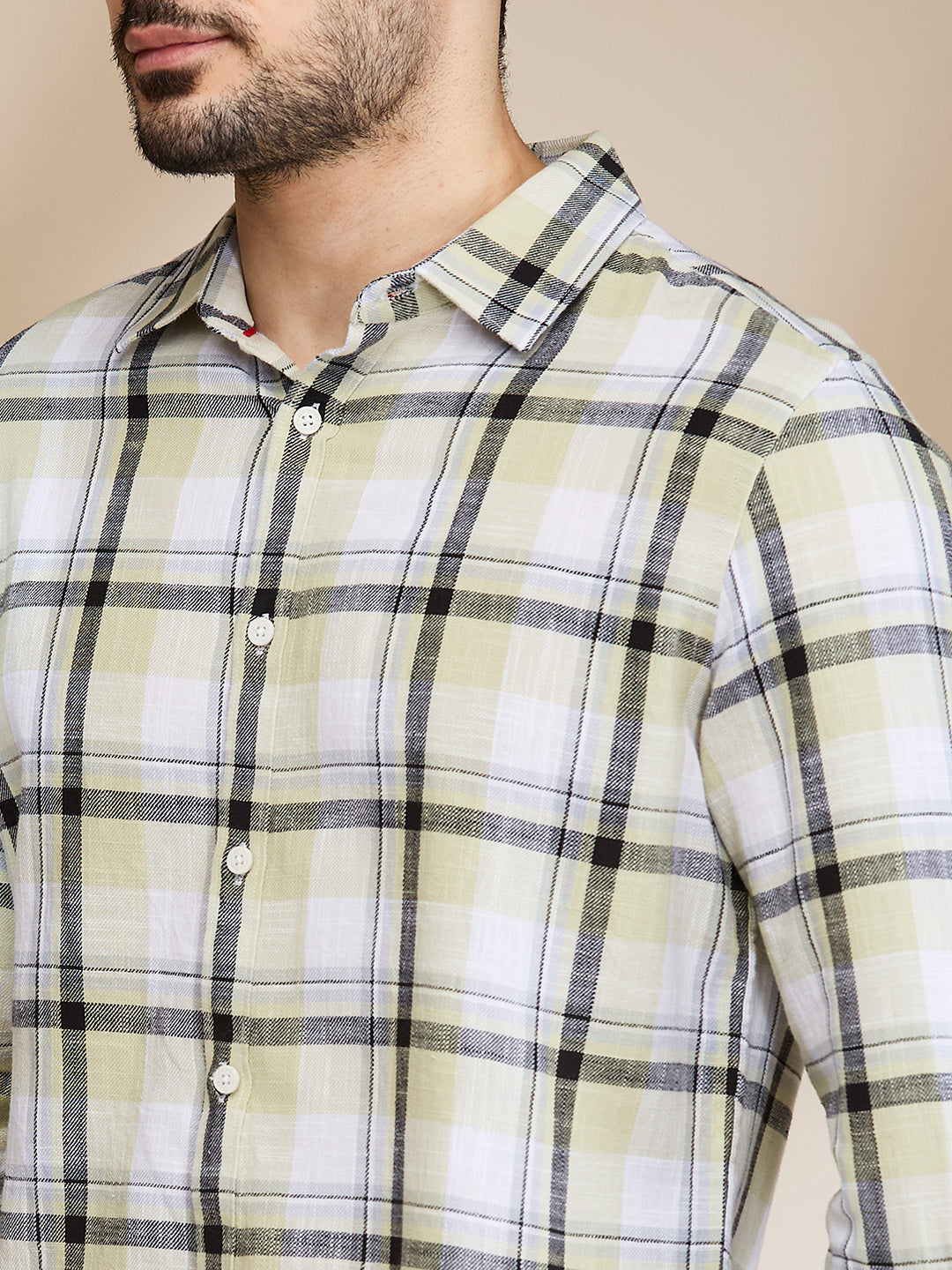 Pista Slim Fit Regular Collar Men's Shirt by Being Human Clothing