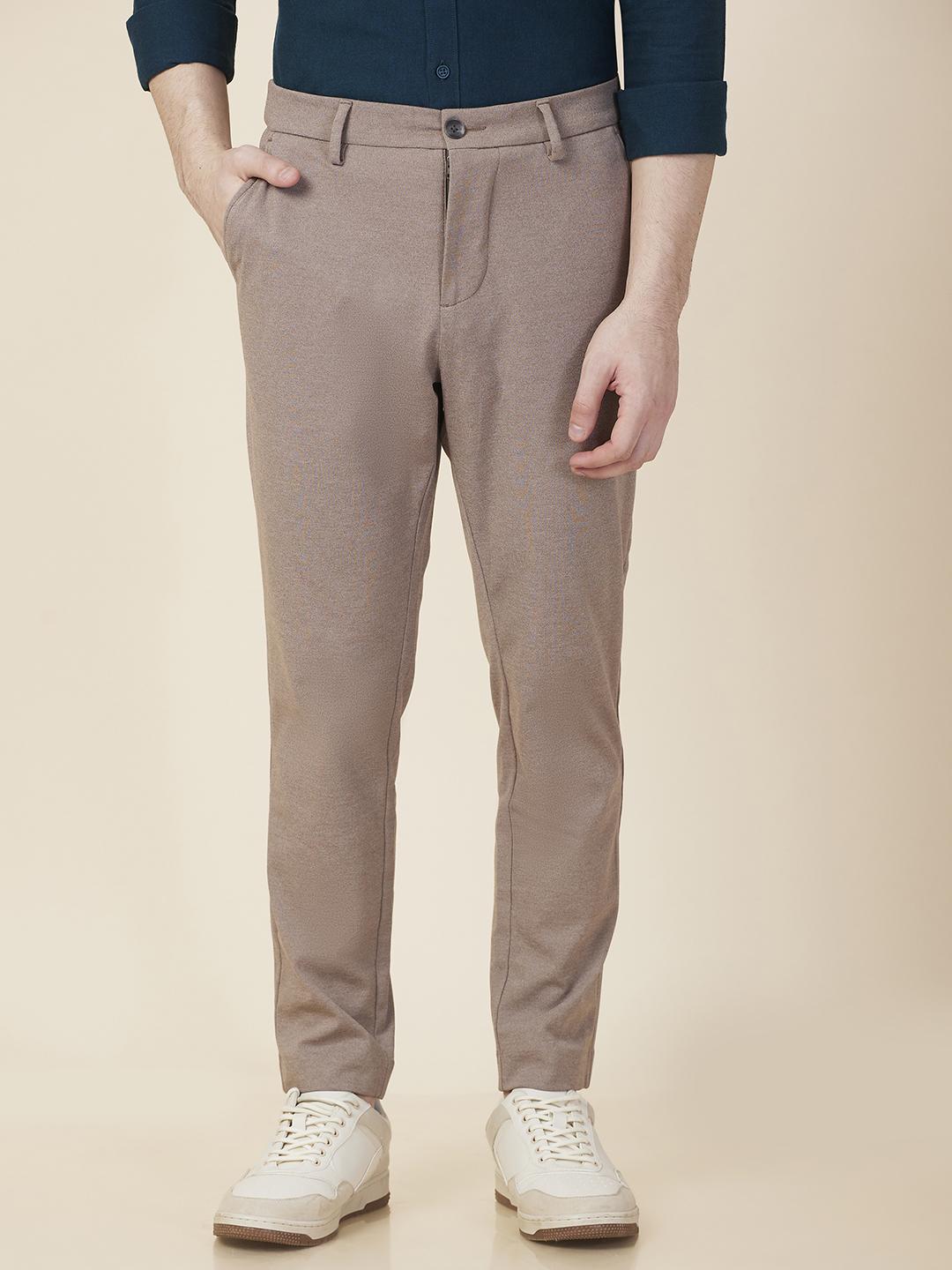 Sand Cropped Fit Chino For Men By Being Human Clothing