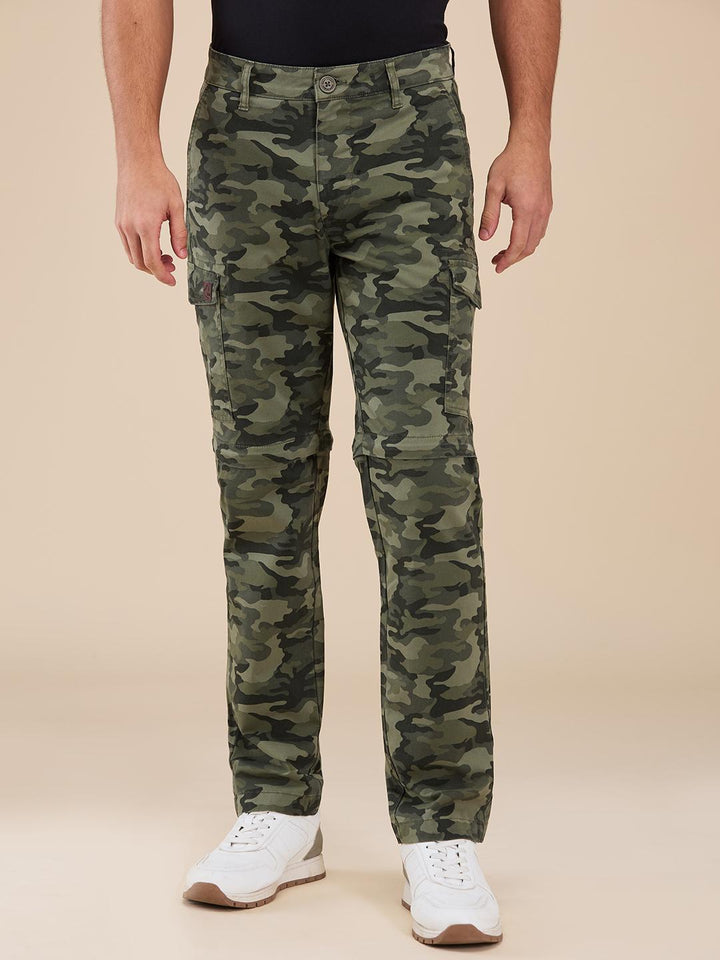 Olive Easy Fit Cargo For Men By Being Human Clothing