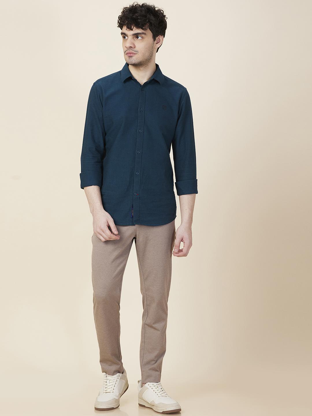 Sand Cropped Fit Chino For Men By Being Human Clothing