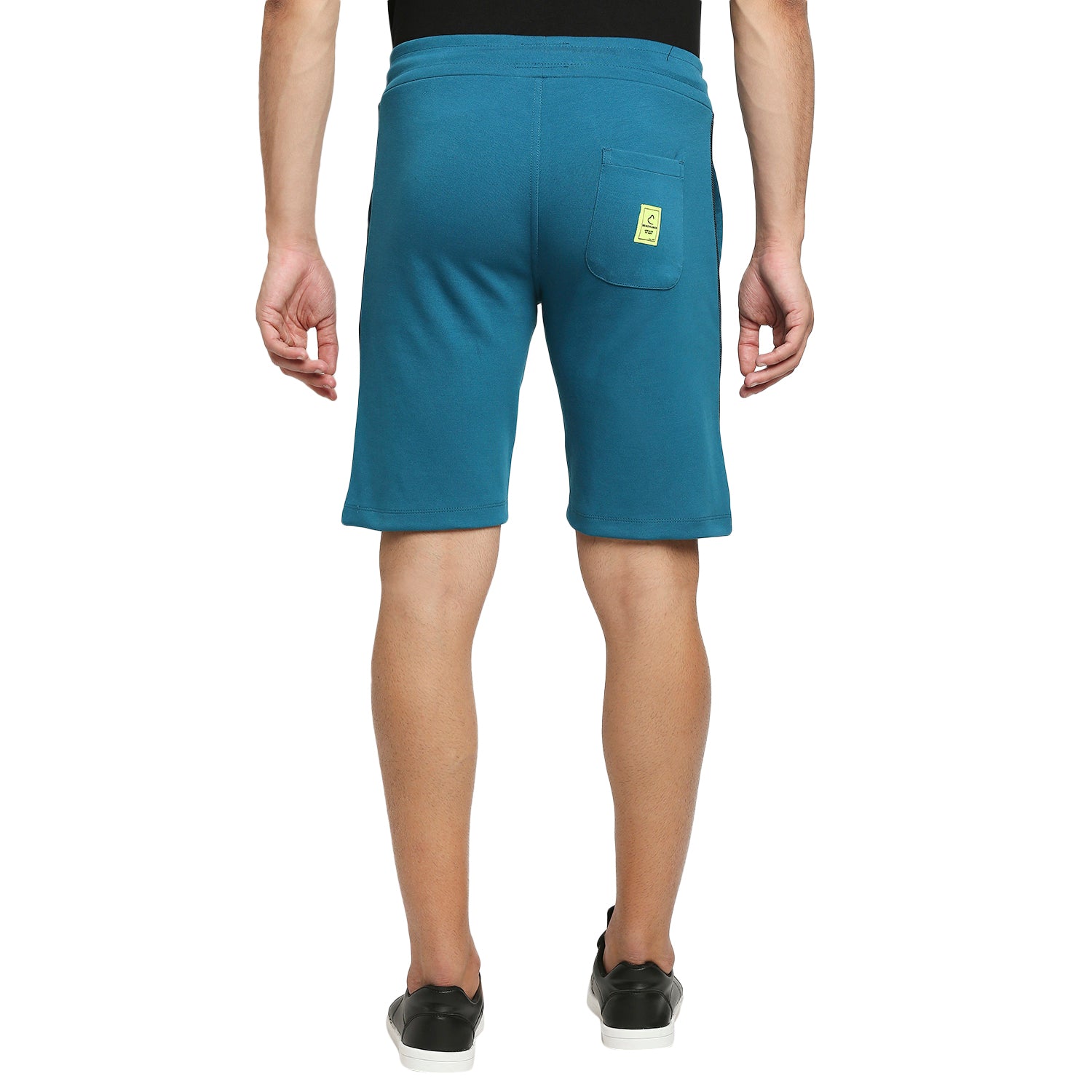Ocean Blue Regular Fit Shorts For Men By Being Human Clothing