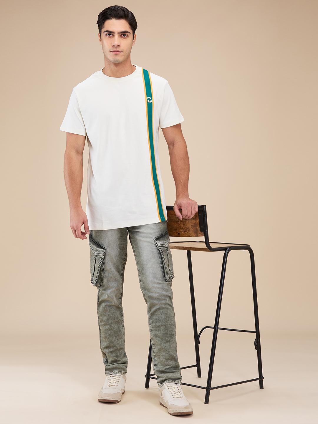 Olive Anti Fit Denims For Men By Being Human Clothing