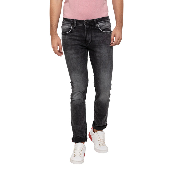 Grey Skinny Fit Denim for Men
