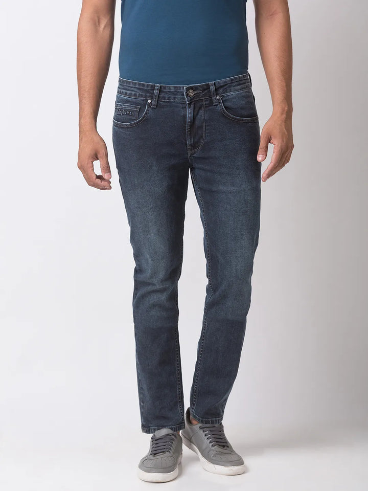 Grey Skinny Fit Denim for Men