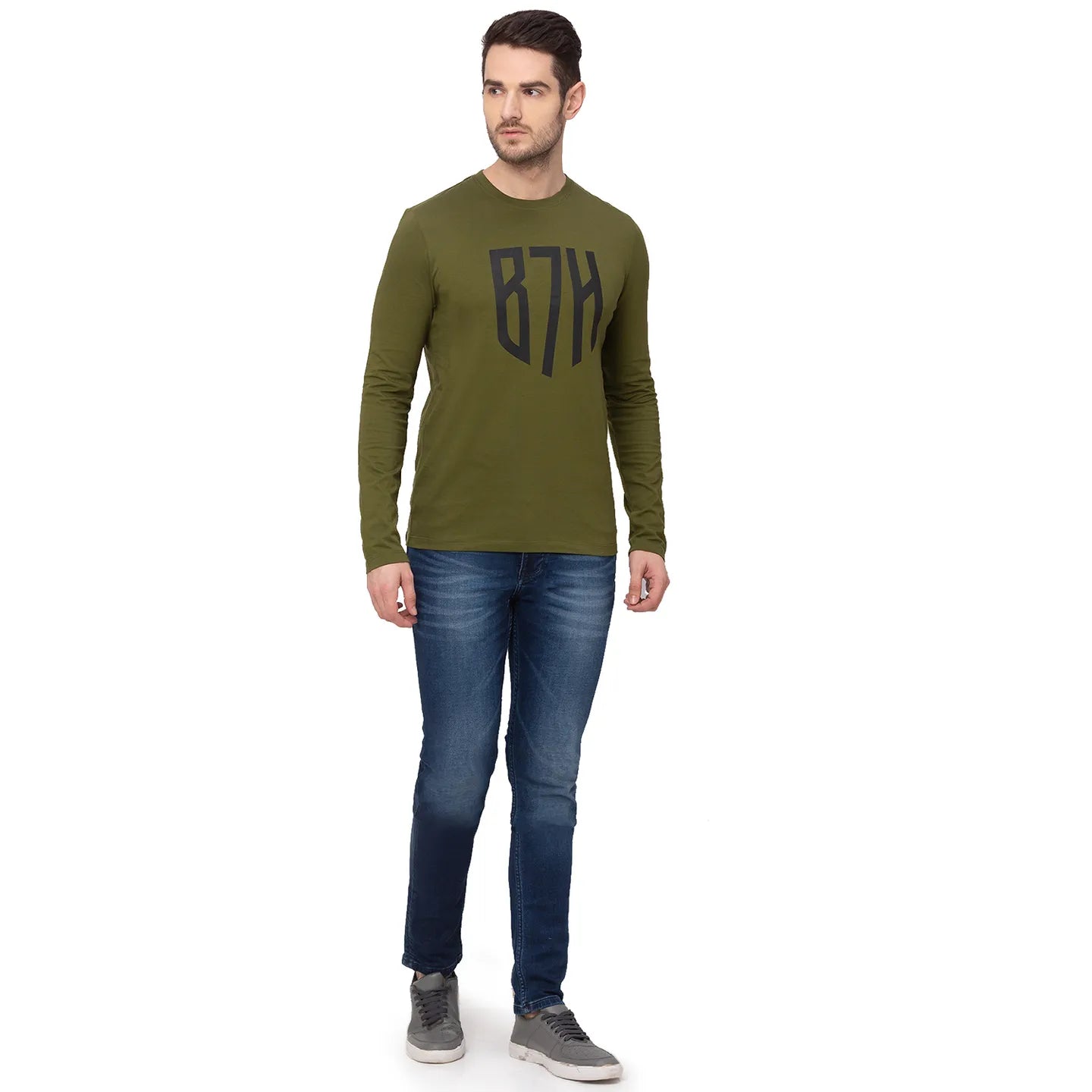 Blue Jogger Fit Men's Denims by Being Human Clothing