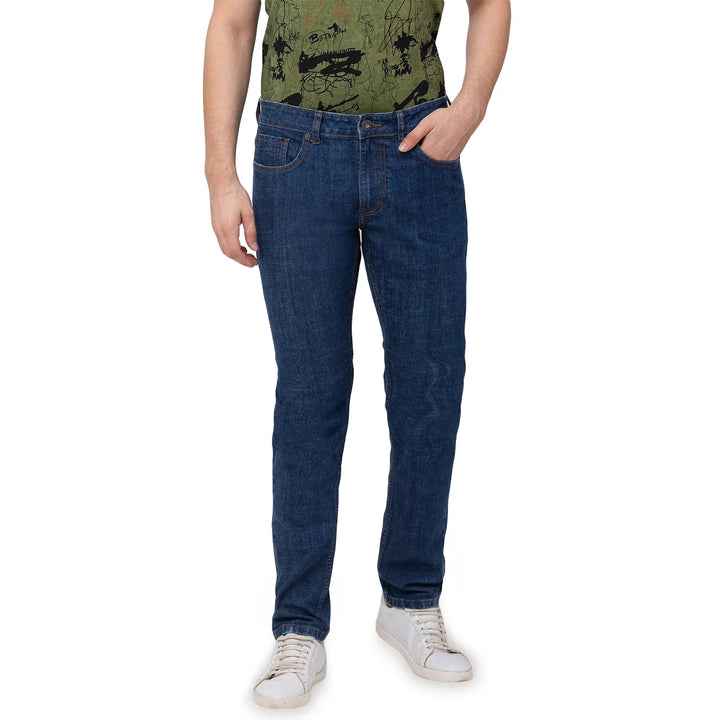 Blue Skinny Fit Denim for Men