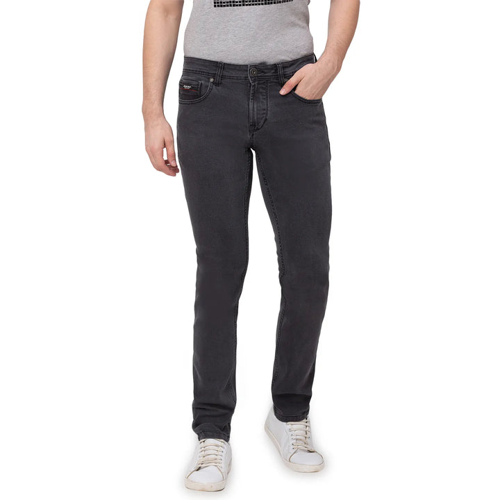 Black Skinny Fit Denim for Men