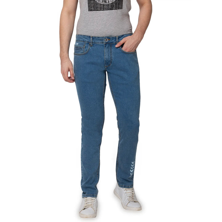Blue Skinny Fit Denim for Men