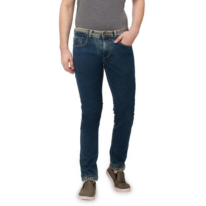 Black Slim Fit Denim for Men