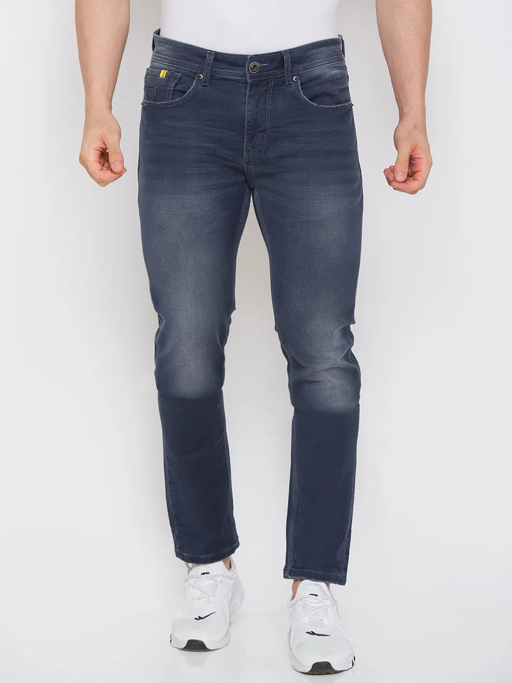 Black Slim Fit Denim for Men