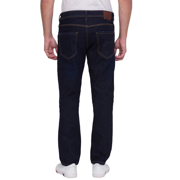 Blue Slim Fit Denim for Men
