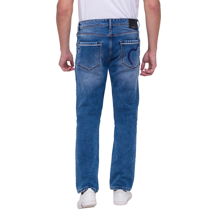 Blue Slim Fit Denim for Men