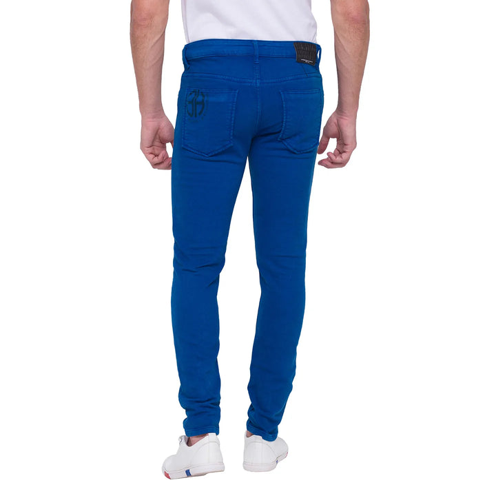 Blue Argon-Cropped Fit Denims for Men by Being Human Clothing