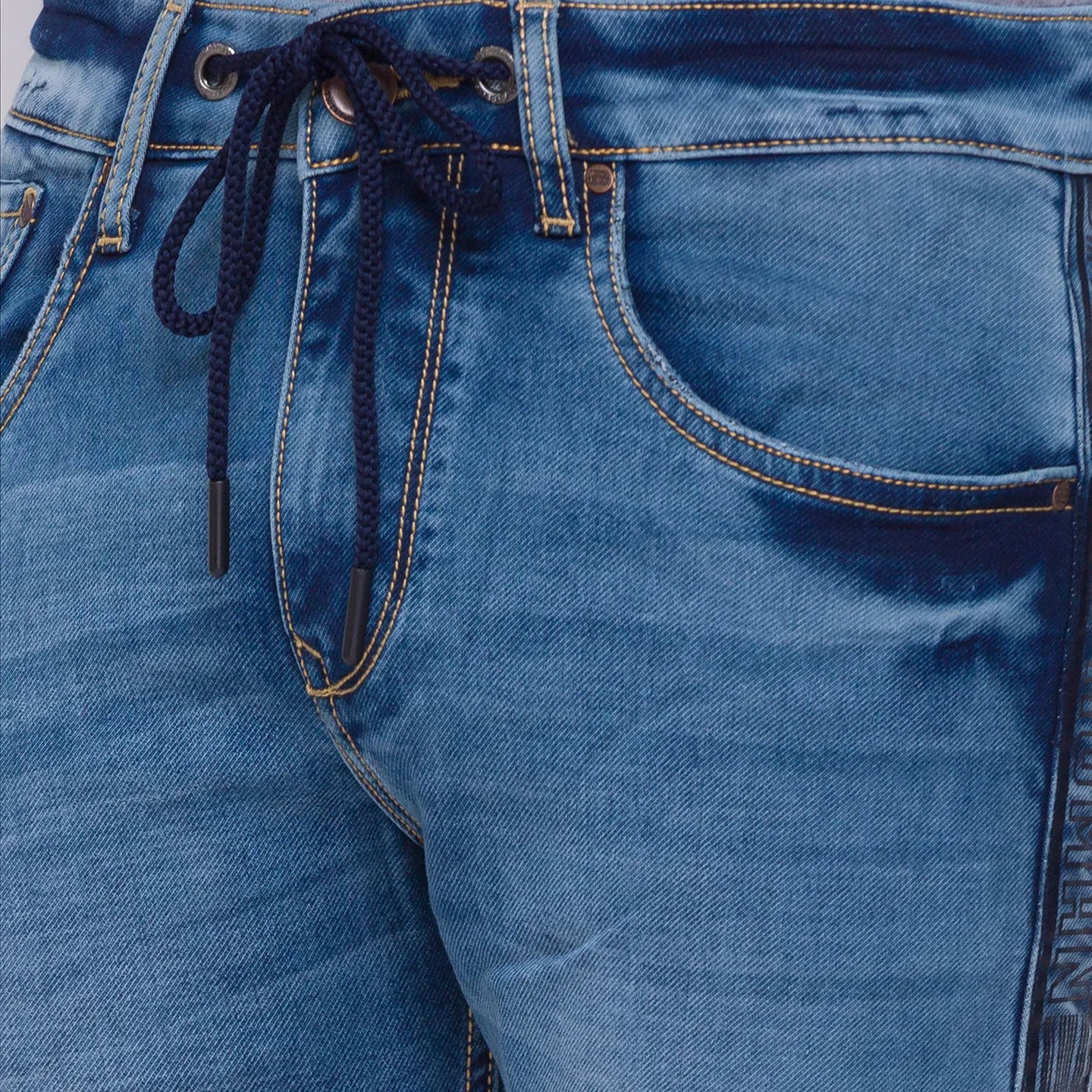 Being Human Clothing Men Jogger Fit Denim-Light Tone