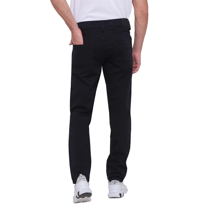 Black Slim Straight Fit Men's Denims