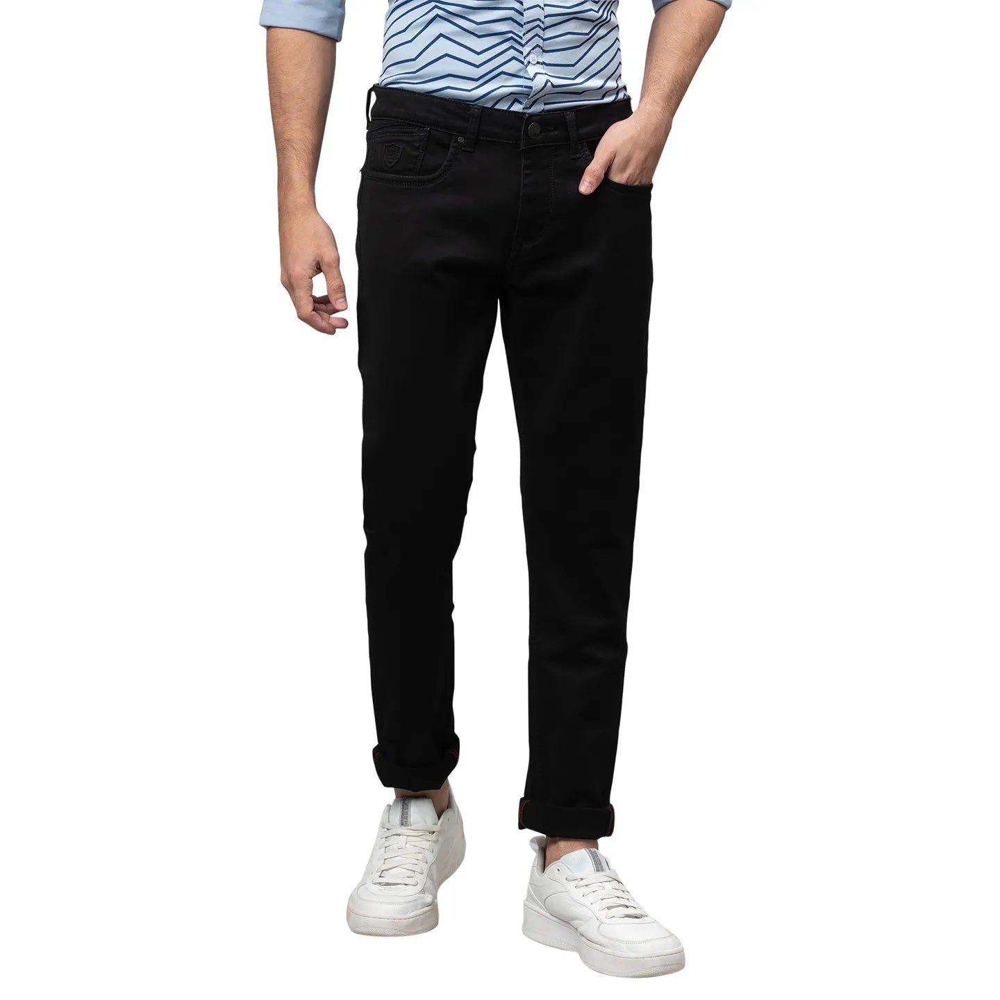 Being Human Clothing Men Slim Fit Denim-Dark Tone