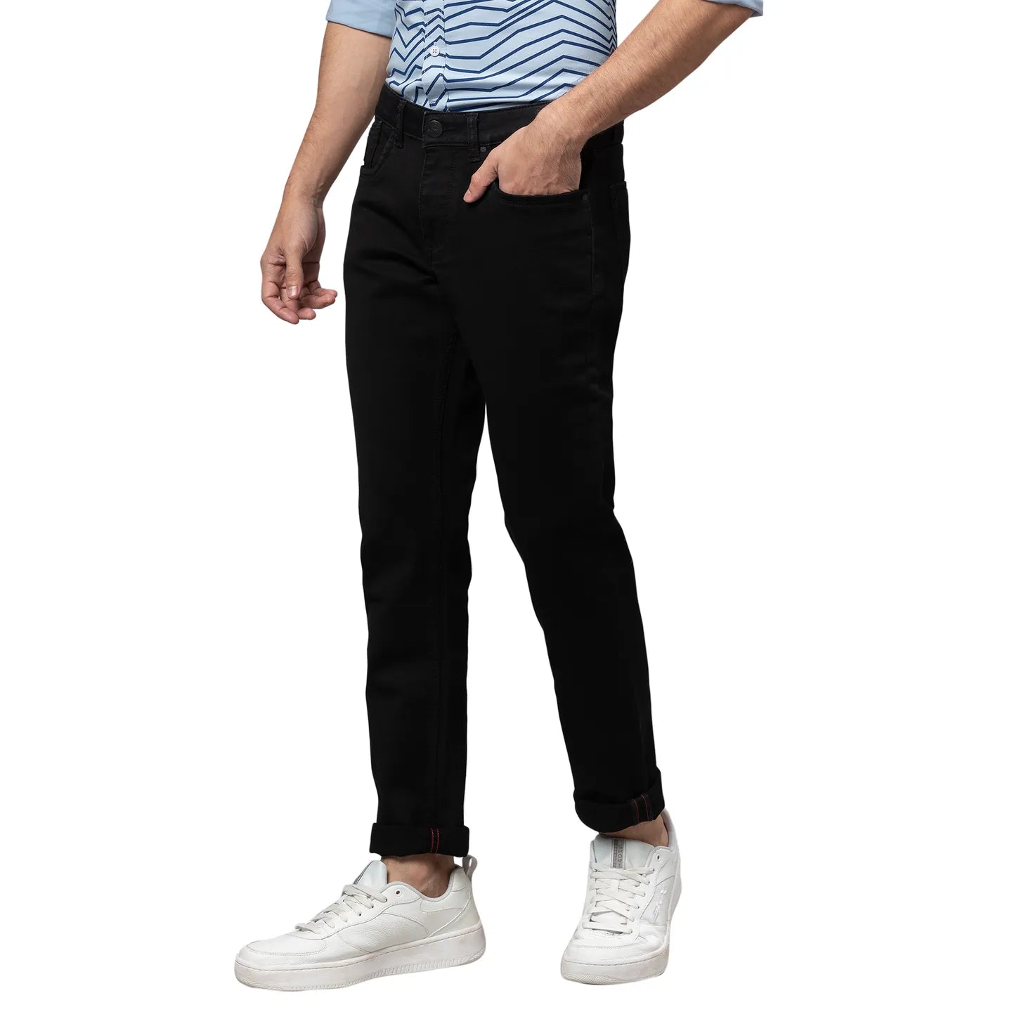 Being Human Clothing Men Slim Fit Denim-Dark Tone