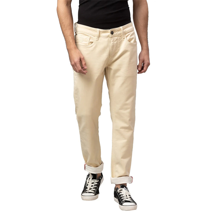 Black Slim Fit Denim for Men by Being Human Clothing