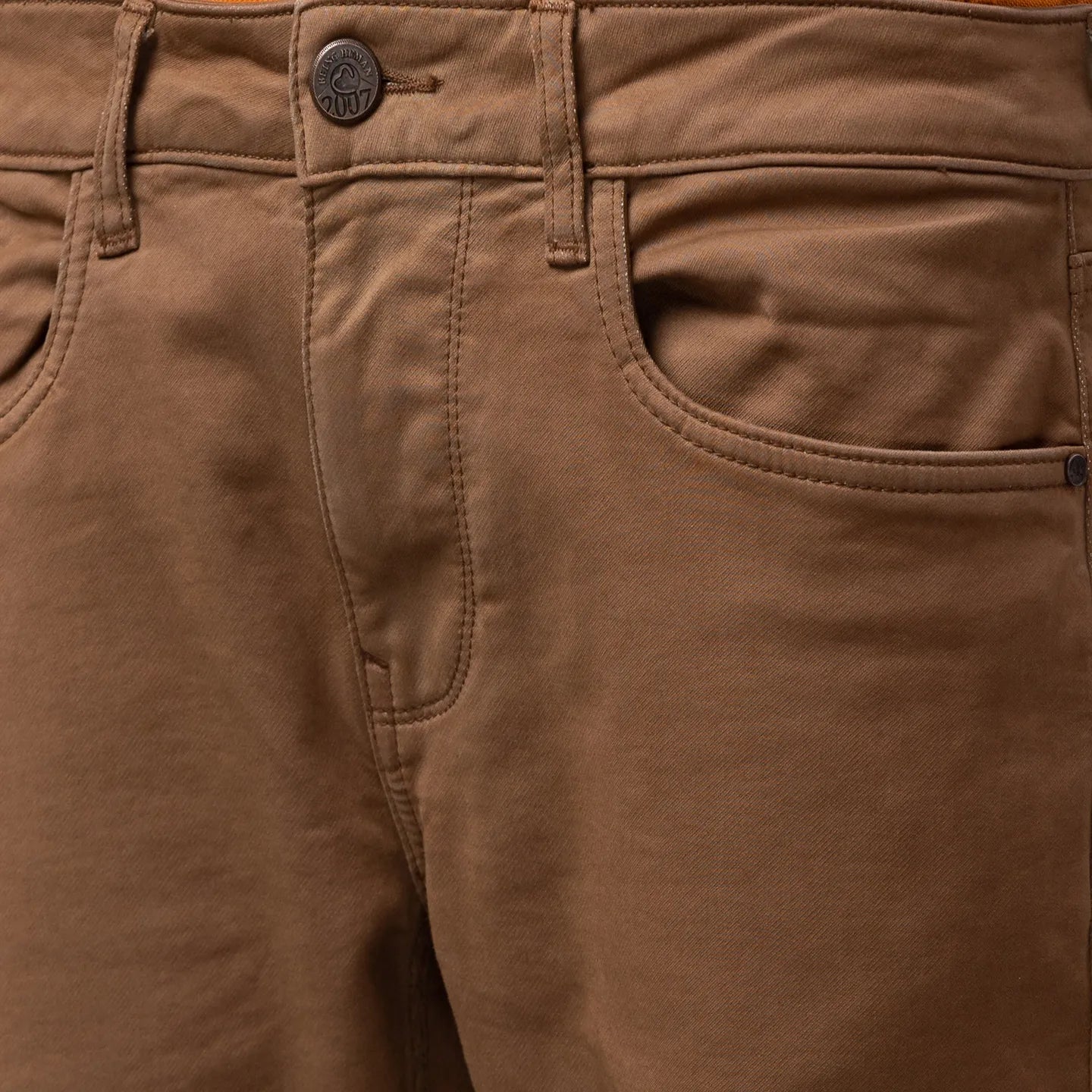 Khaki Boot Cut Fit Denims For Men By Being Human Clothing