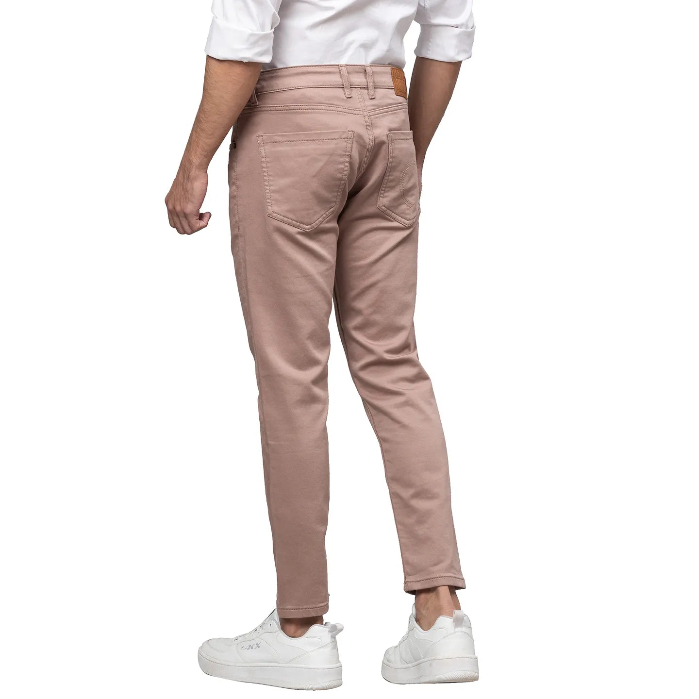 Being Human Clothing Men Cropped Fit Denim-Mauve