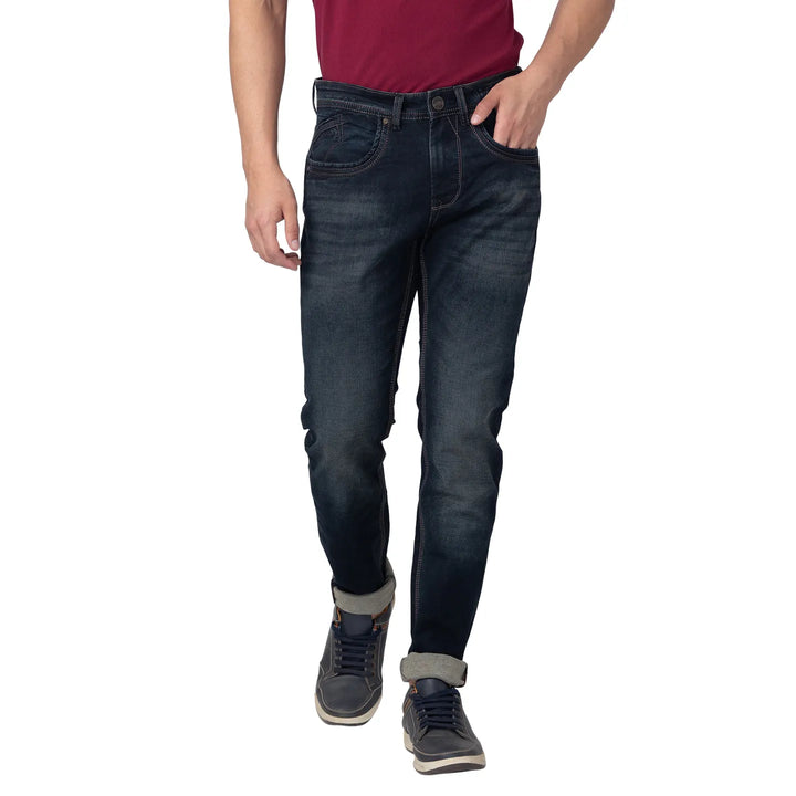 Blue Skinny Fit Denim for Men
