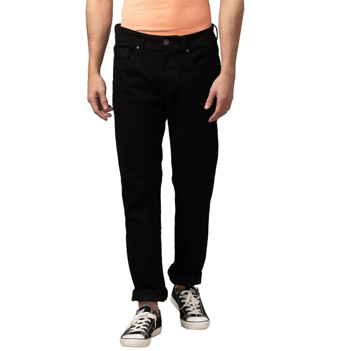 Black Slim Fit Denim for Men