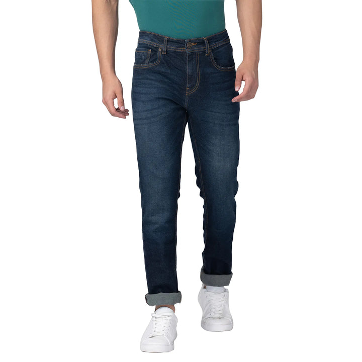 Black Berylium-Boot Cut Fit Denims for Men by Being Human Clothing
