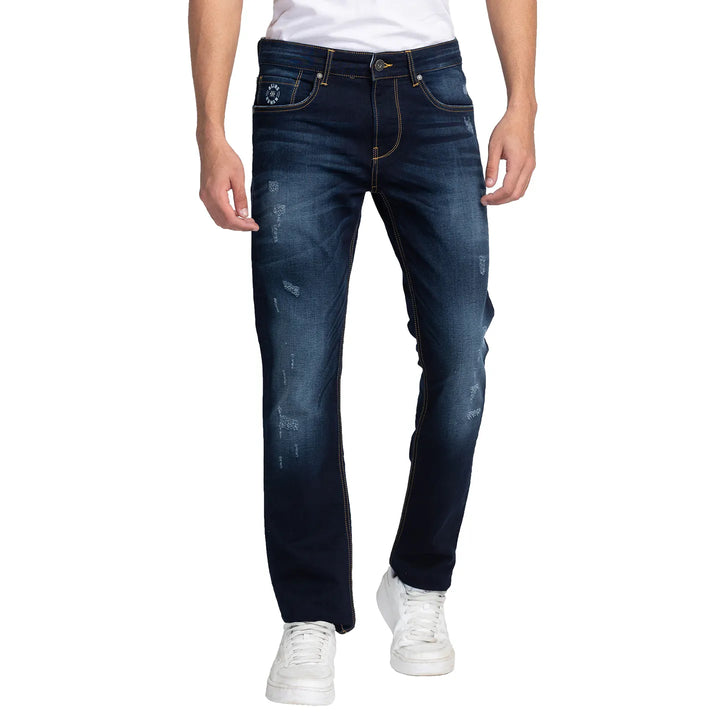 Blue Slim Fit Denim for Men