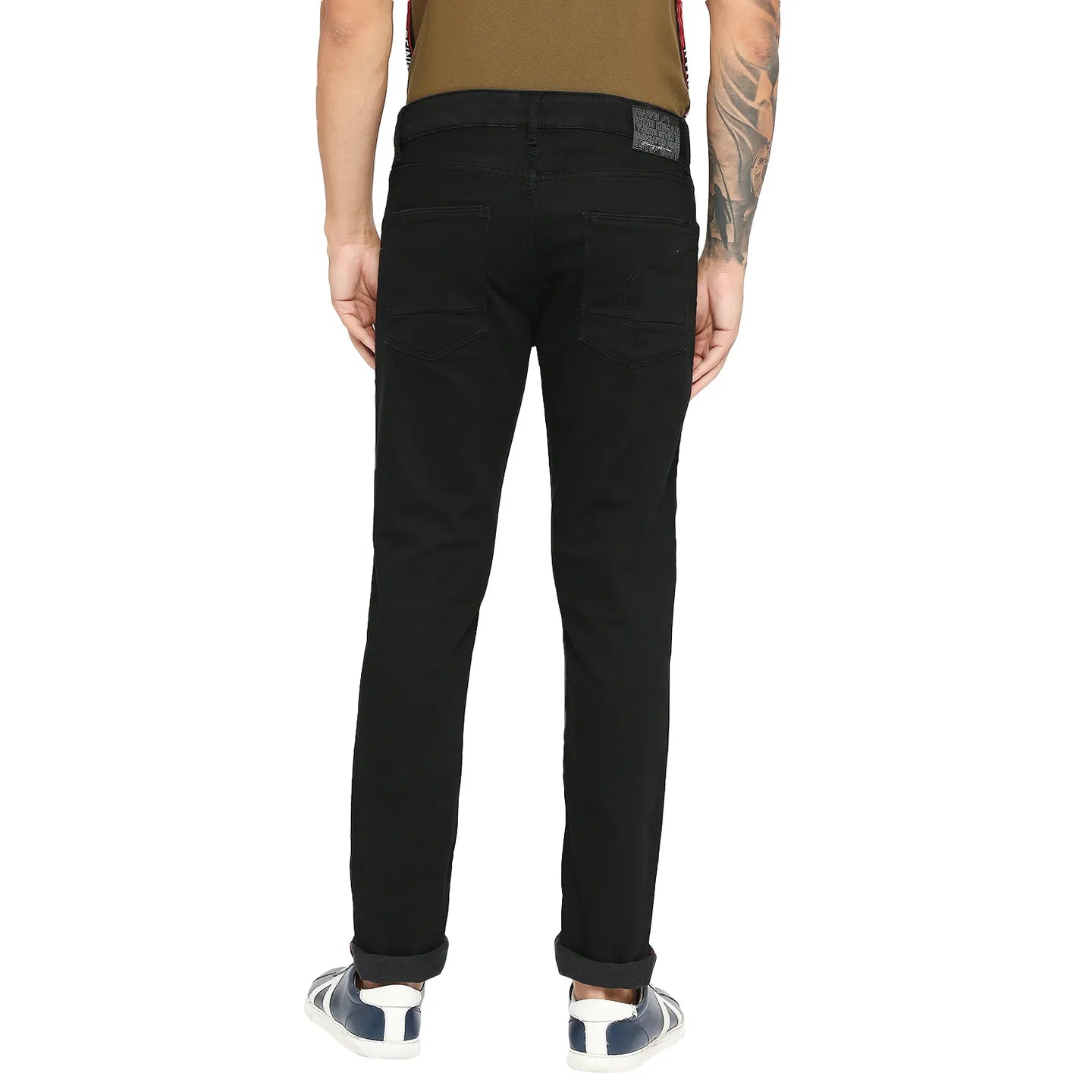 Being Human Clothing Men Slim Fit Denim-Black Tone