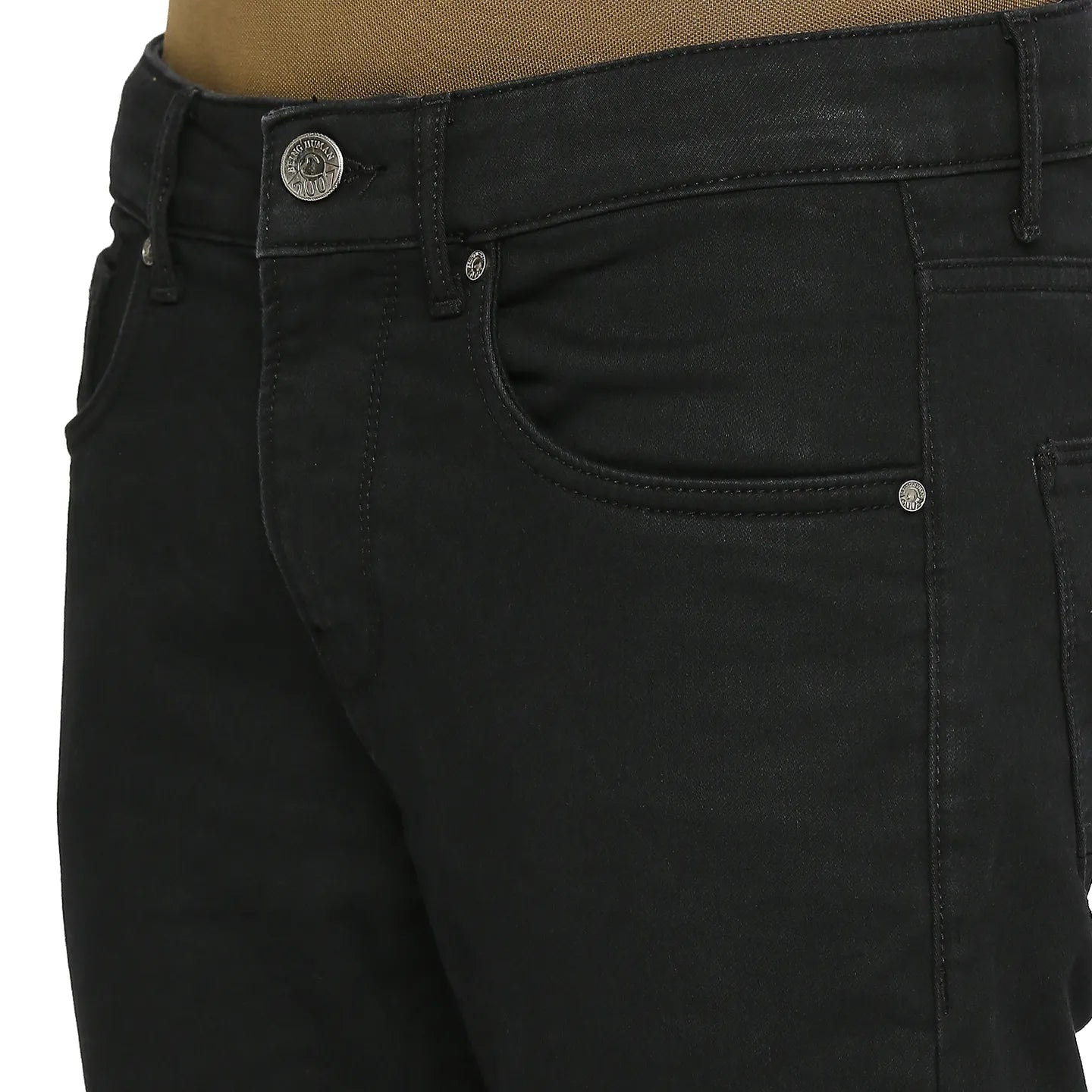 Being Human Clothing Men Slim Fit Denim-Black Tone