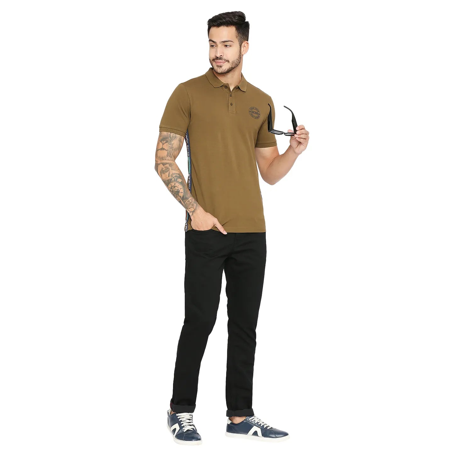 Being Human Clothing Men Slim Fit Denim-Black Tone