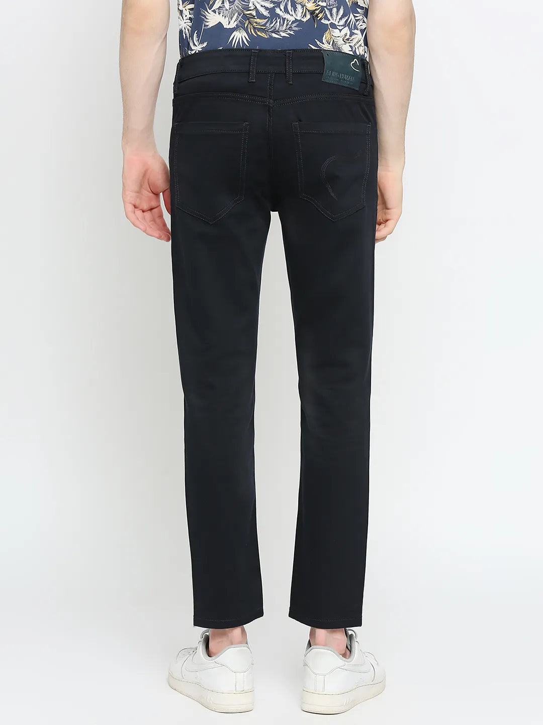 Blue Cropped Fit Men's Denims by Being Human Clothing