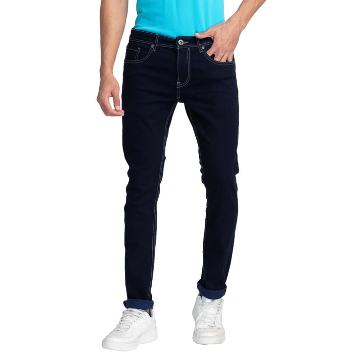 Blue Skinny Fit Denim for Men