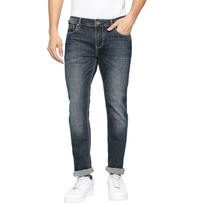 Blue Skinny Fit Denim for Men