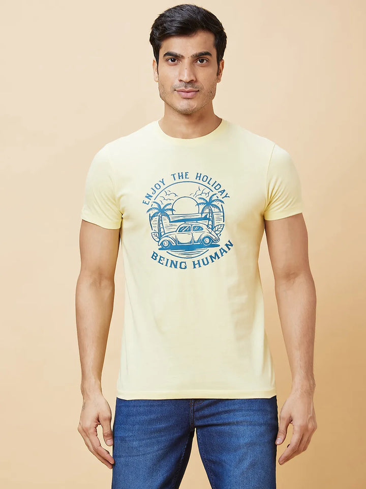 Blue Slim Straight Fit Men's Denims