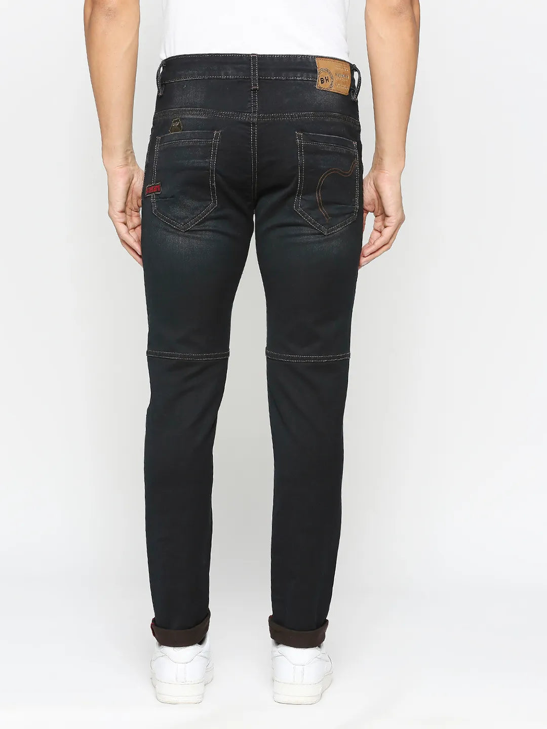 Being Human Clothing Men Jogger Fit Denim-Black Tone