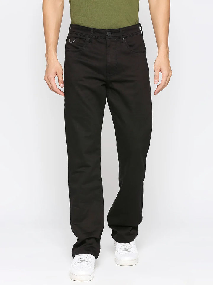 Black Berylium-Boot Cut Fit Denims for Men by Being Human Clothing