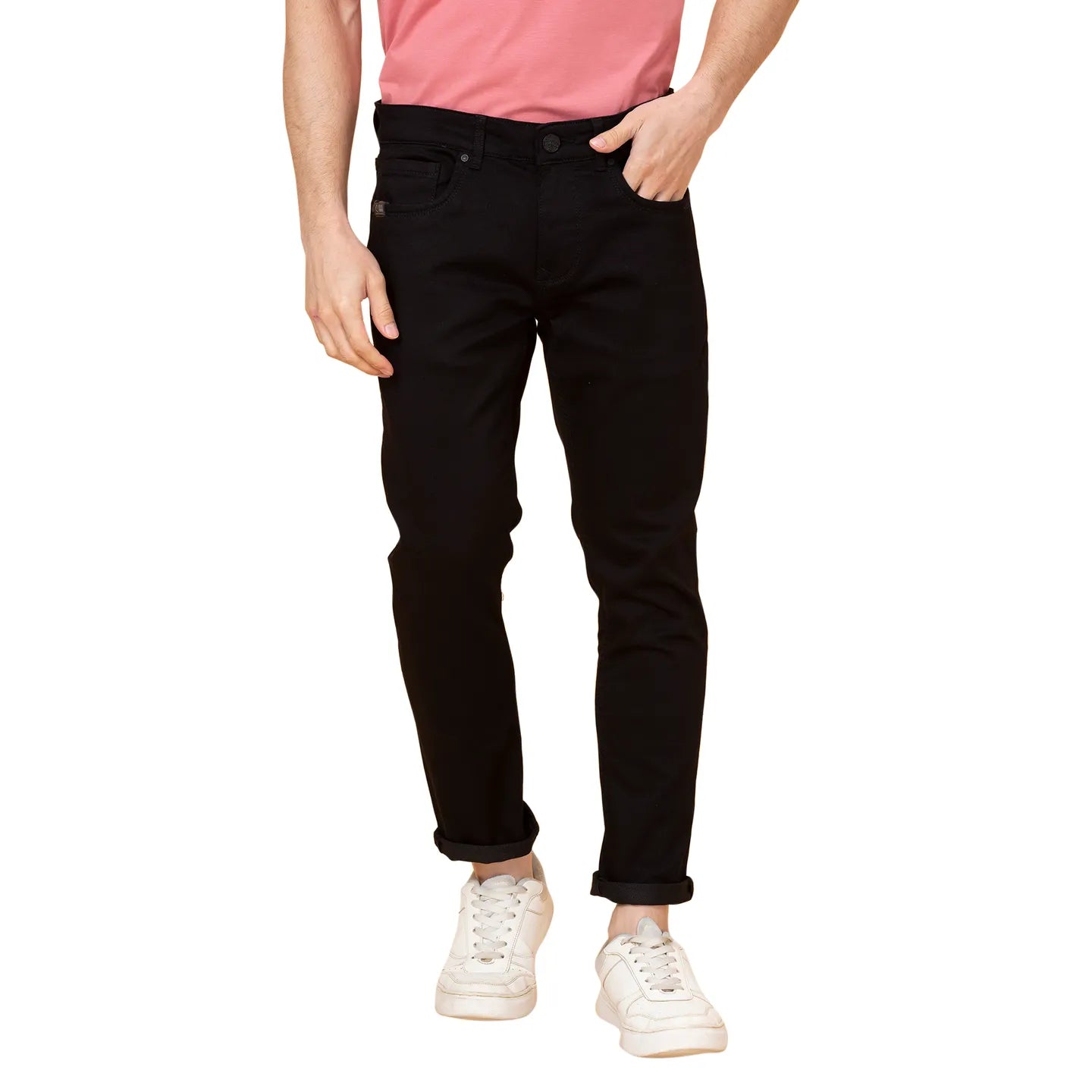 Being Human Clothing Men Slim Fit Denim-Dark Tone