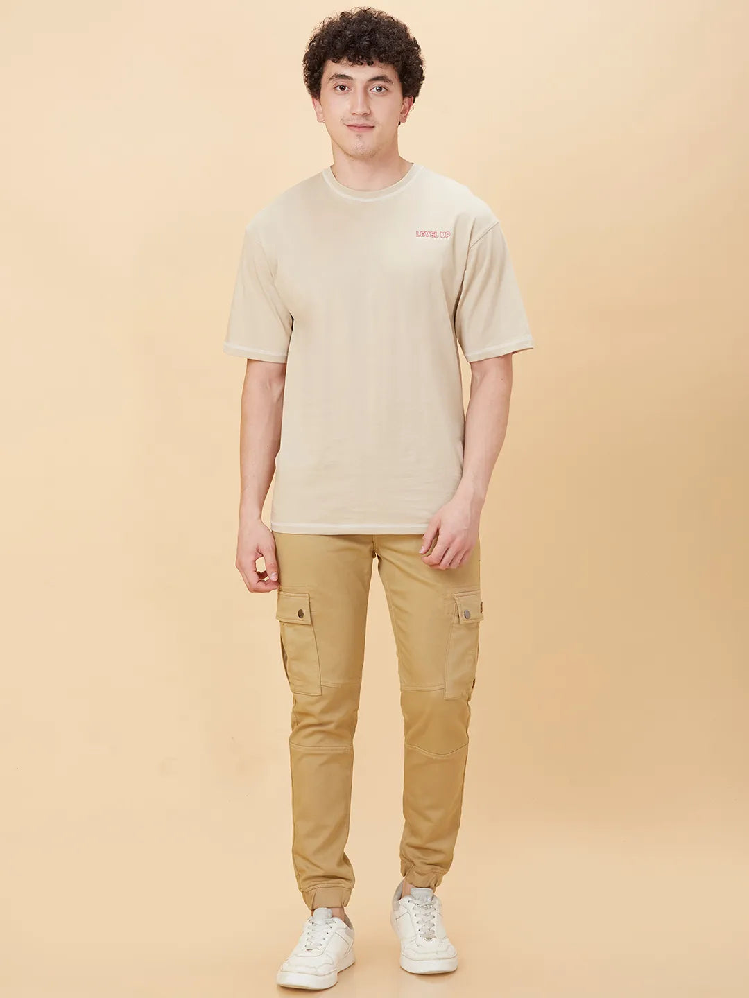 Being Human Clothing Men Jogger Fit Denim-Camel