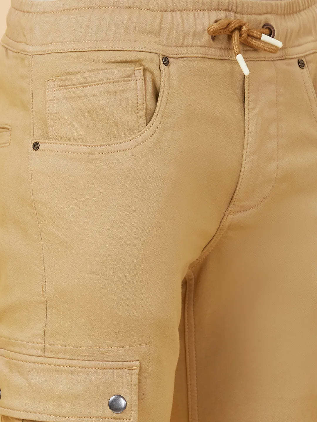 Being Human Clothing Men Jogger Fit Denim-Camel