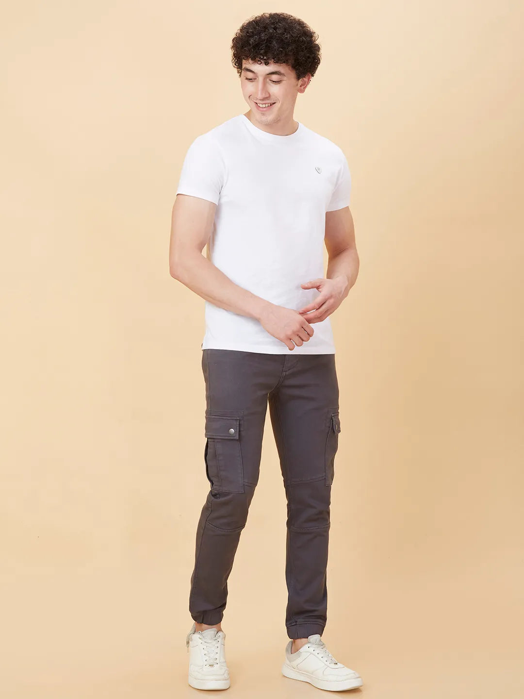 Grey Jogger fit Men's Joggers by Being Human Clothing