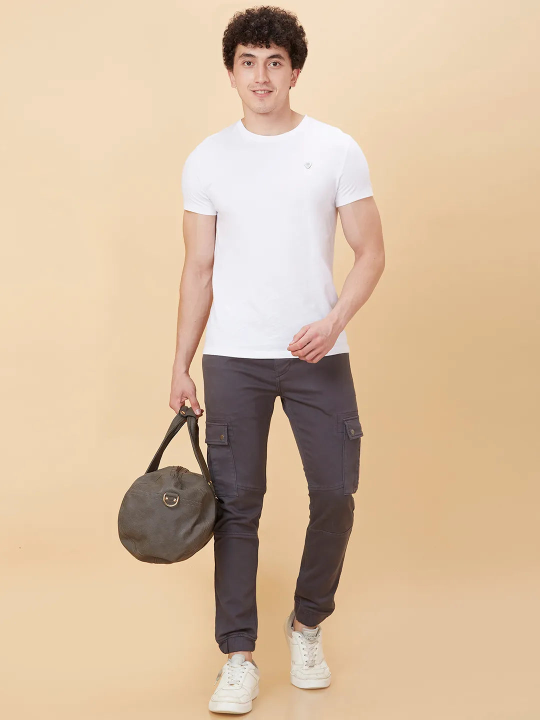 Grey Jogger fit Men's Joggers by Being Human Clothing