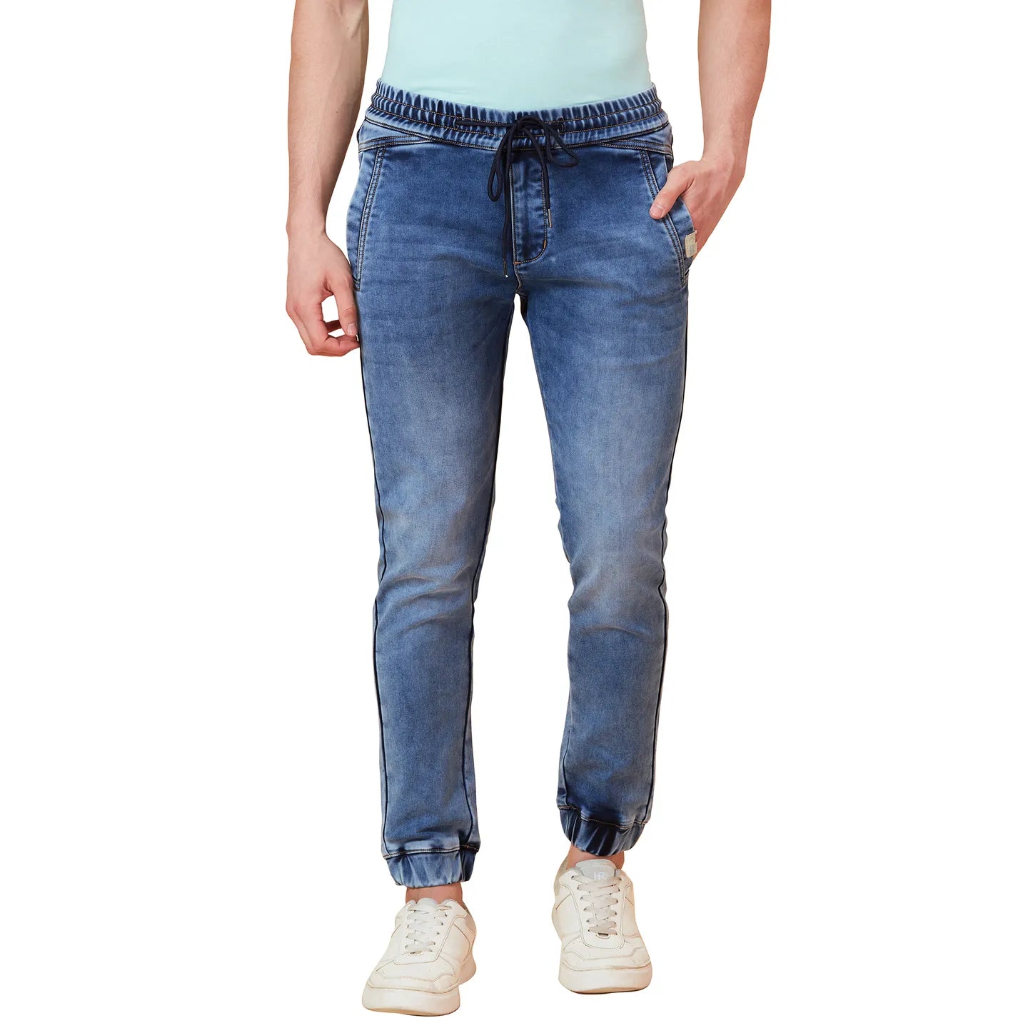 Being Human Clothing Men Jogger Fit Denim-Dark Tone