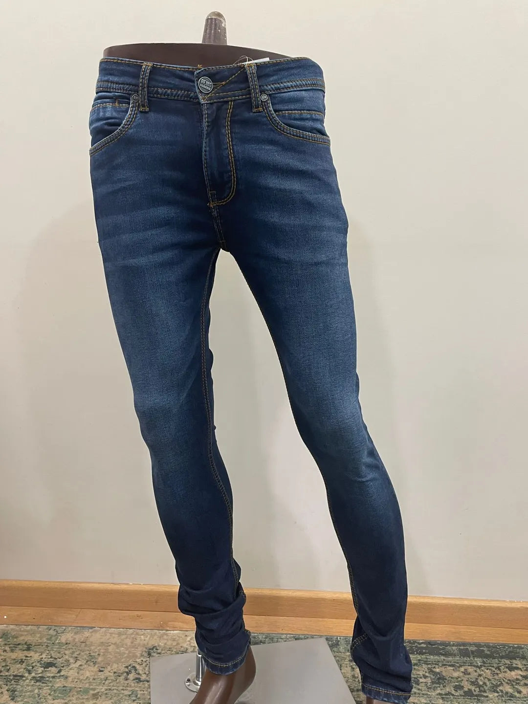 Being Human Clothing Men Jogger Fit Denim-Light Tone